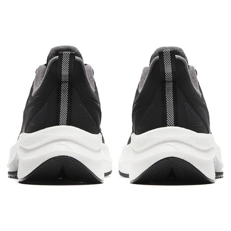New Anta Rocket 5.0 Cushioning Wear Resistant Mid Top Running Shoes Men's Black White 112345523-11