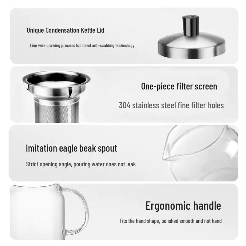 Shangming Heat-Resistant Glass Teapot