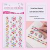 Educational Shiny Princess Gem Stickers for Girls - Crystal Diamonds Cartoon Dress-up Rewards