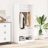 vidaXL Wardrobe White 100×50×200 Cm Particleboard