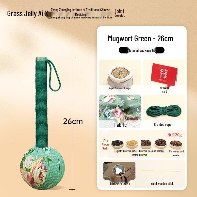 Mugwort Moxibustion Hammer DIY Kit - Handmade Gift for Chongyang Festival, Elderly & Team Activities