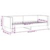 VidaXL Taupe Daybed 80x200 Cm Fabric 353981