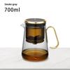 700ml Glass Teapot for Bonston, Integrated Teapot with Filter, Teapot, Premium Gift Box, Family, Camping, Gifts