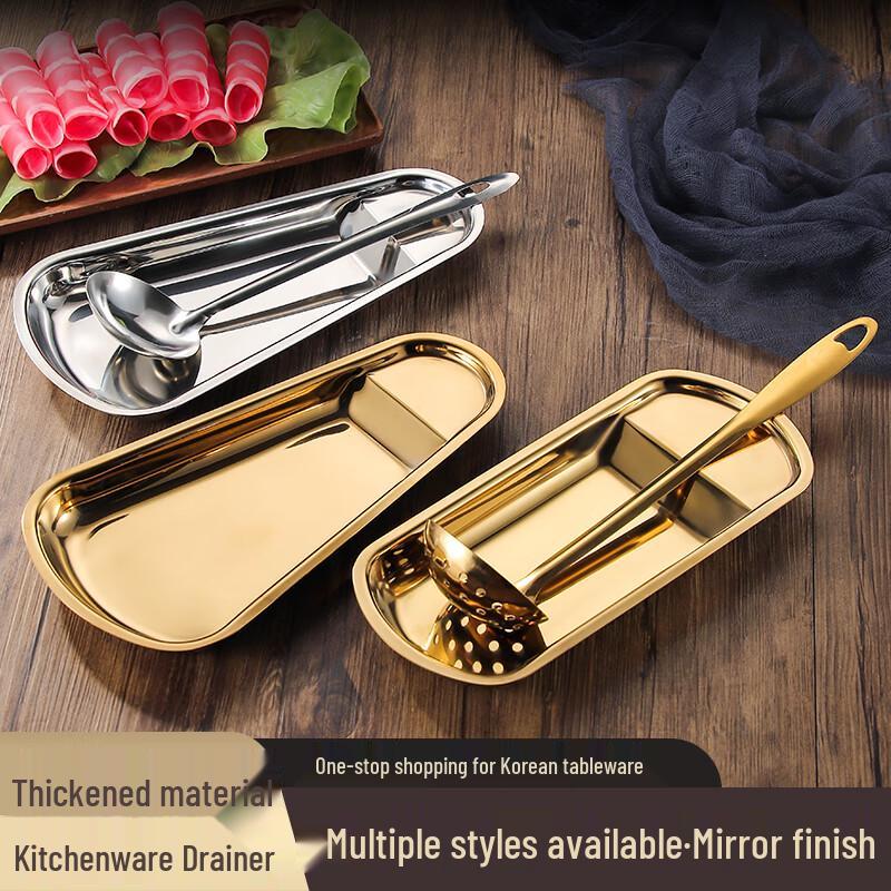 Huabeisen Stainless Steel Buffet Food Tong with Holder