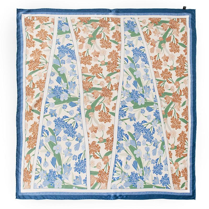 two-color pipa picture silk scarf 100% mulberry silk women's high-end wedding gift