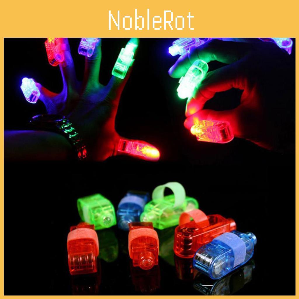 Bright Led Finger Lights Vibrant Laser Rings Perfect For Parties And Celebrations