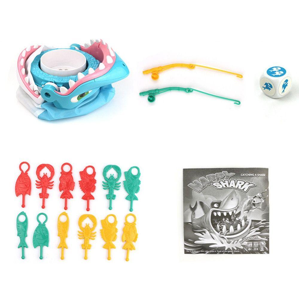Early Education Shark Prank Board Game Trickery Fishing Bite Shark Toy  Boys Toys