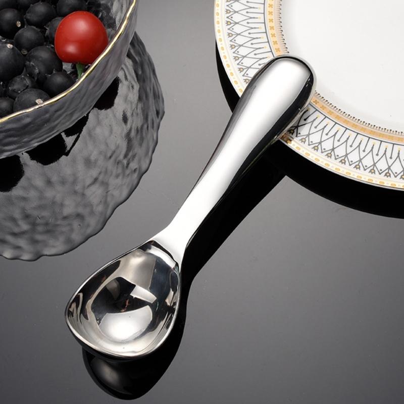 Easy to Use Steel Dessert Spoon Steel Scoops Practical Ice Cream Spoon Convenient Ice Hockey Making Tool