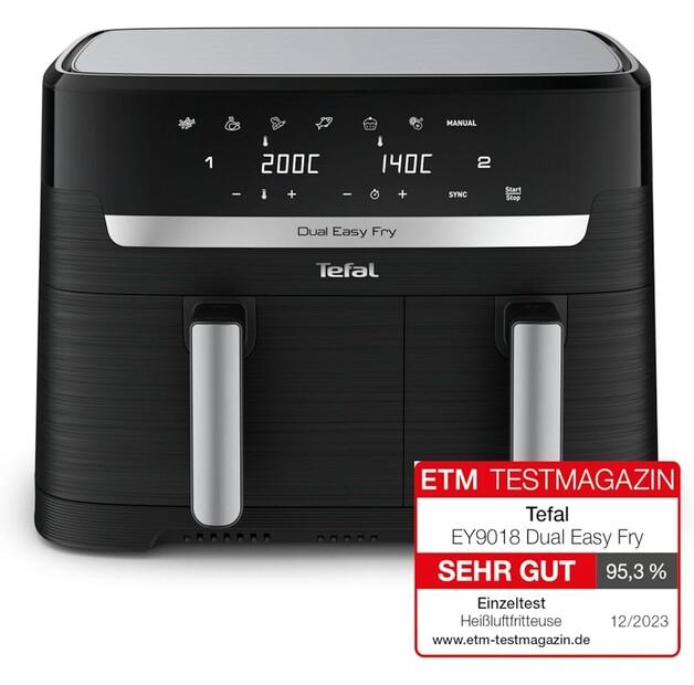 Фритюрница Tefal EY9018 Dual Easy Fry (EY901810)