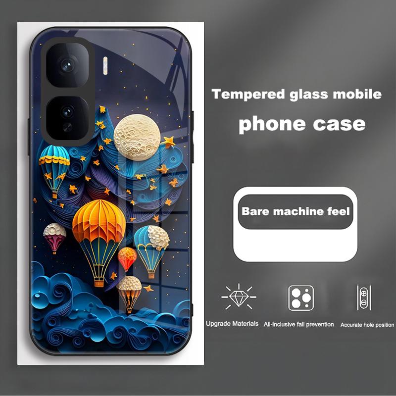 For Vivo IQOO Neo 10 5G Case Tempered Glass Phone Case For Vivo IQOO Neo 10 Pro 5G Back Cover IQOONeo 10 Protective Shell Coque