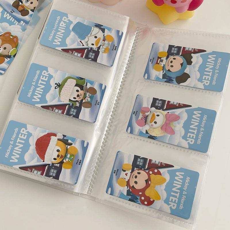 Transparent Binder Photo Album Ins Photocard Storage Sticker Card Collect Book Kpop Idol Photocard Holder Loose-leaf Card Holder