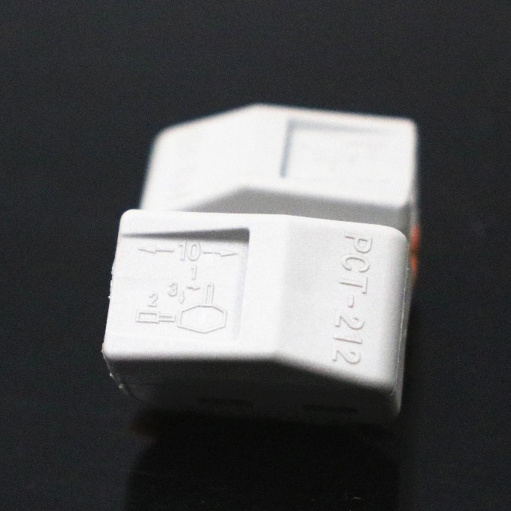 10PCS 222-412 PCT-212 PCT212 Universal Compact Wire Wiring Connector Conductor Terminal Block Lever