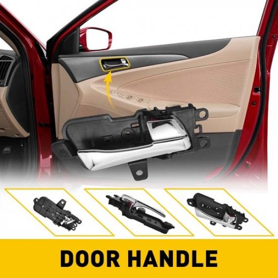 ide Ручка Двери ПЕРЕДНЕЙ или ЗАДНЕЙ Стороны Пассажира Хромированная Боковая Для SONATA 2011-2014 EOA