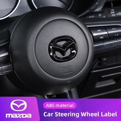 Mazdaspeed Car Steering Wheel Trim Label Sticker Auto Accessories For Mazda 2 3 6 5 Atenza CX3 CX5 MX5 CX7 Axela CX30 CX90 CX60