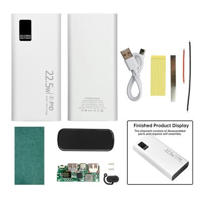 PD22.5W  Battery Storage Box Quick Charge DIY Power 1260110  Bank Case Electronic Kit