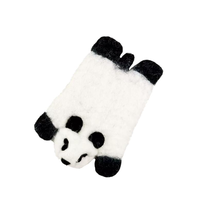 1 ks Vlněná plsť Měkké Stolní dekorace Ručně vyráběné Kreslené zvířátko Opakovaně použitelná Podložka pod šálek Tepelná izolace Lehká