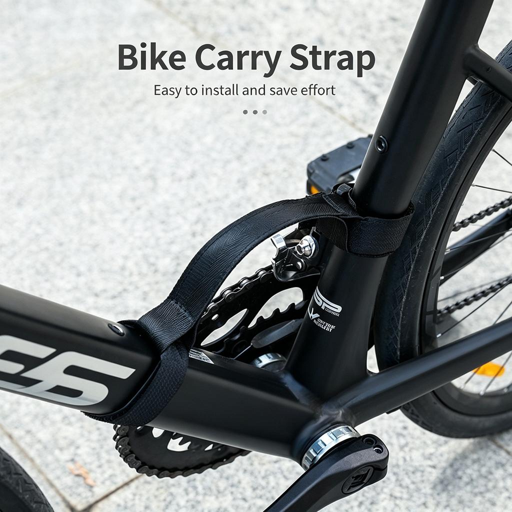 1Pc Universal Bicycle Nylon Hand Carry Strap Portable Labor-saving Fixed Belt MTB Cycling Accessories