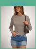 Street Style Striped T Shirt For Women With Polyester Fabric For Casual Wear