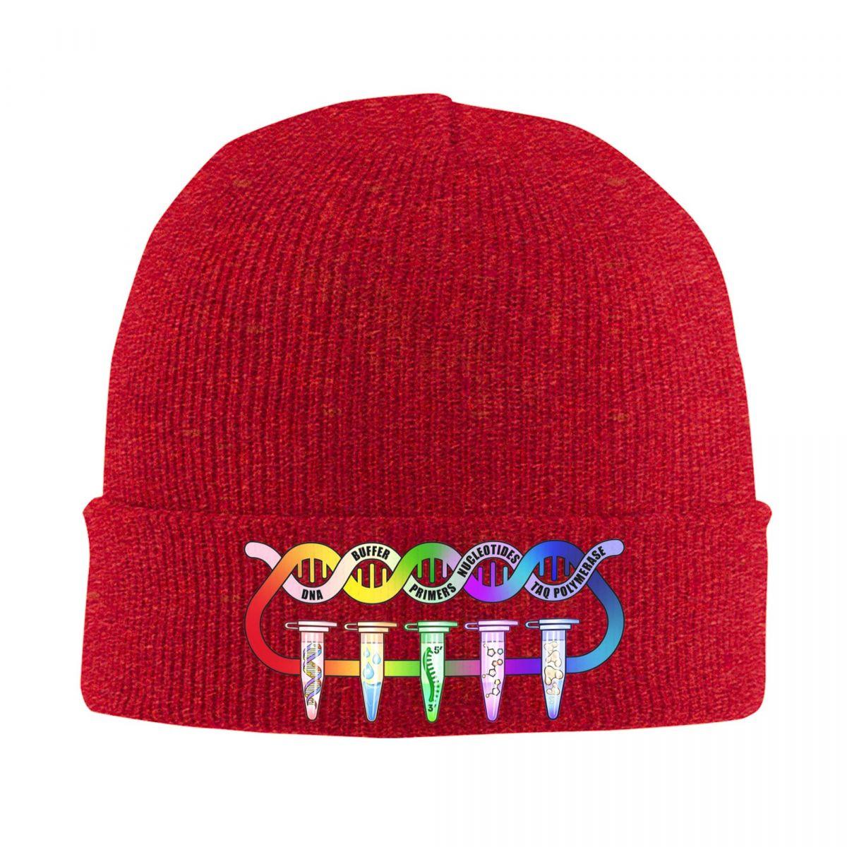 

Components Pipette Tubes Biology Science Warm Knitted Cap Bonnet Hat Autumn Winter Outdoor Beanies Hats for Men Women Adult One Size