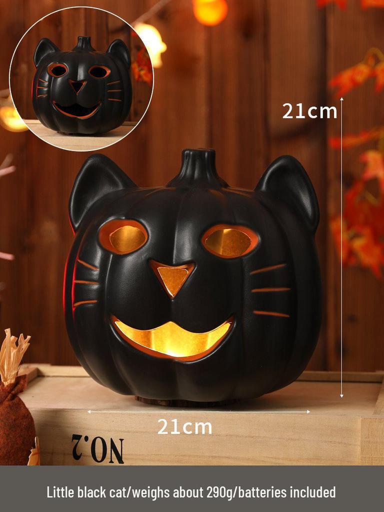 Luminous Halloween Pumpkin Lantern Decoration - Large Outdoor Display for Shopping Malls and Events