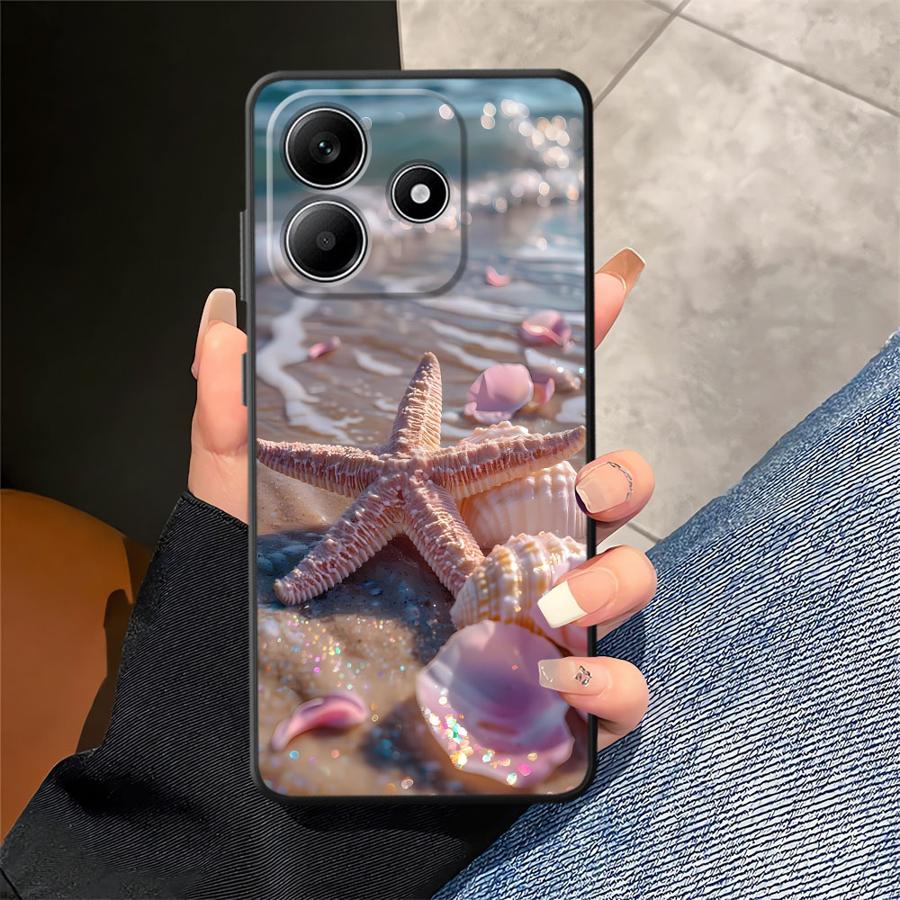 Ocean Scenery Pattern Funda Phone Cover Case for Xiaomi Redmi Note 11 10 9 12 Pro 10S 9S 14 7 8 11s 12s 13 Pro Plus