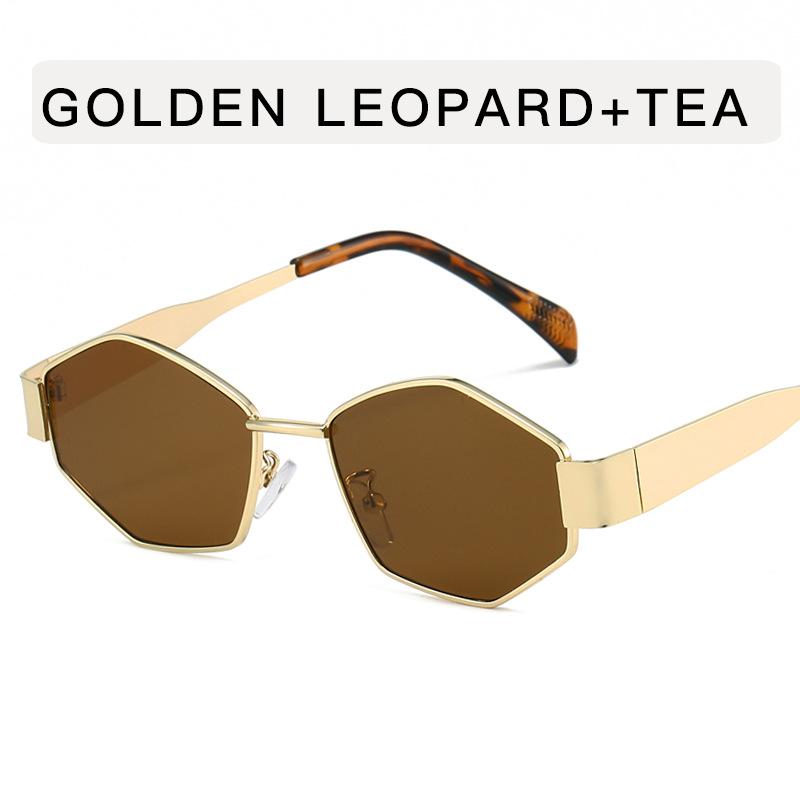European American Style Women Sunglasses Polygon Shape New Fashion Designer Sunglasses Men Vintage Stylish Female Sunglass