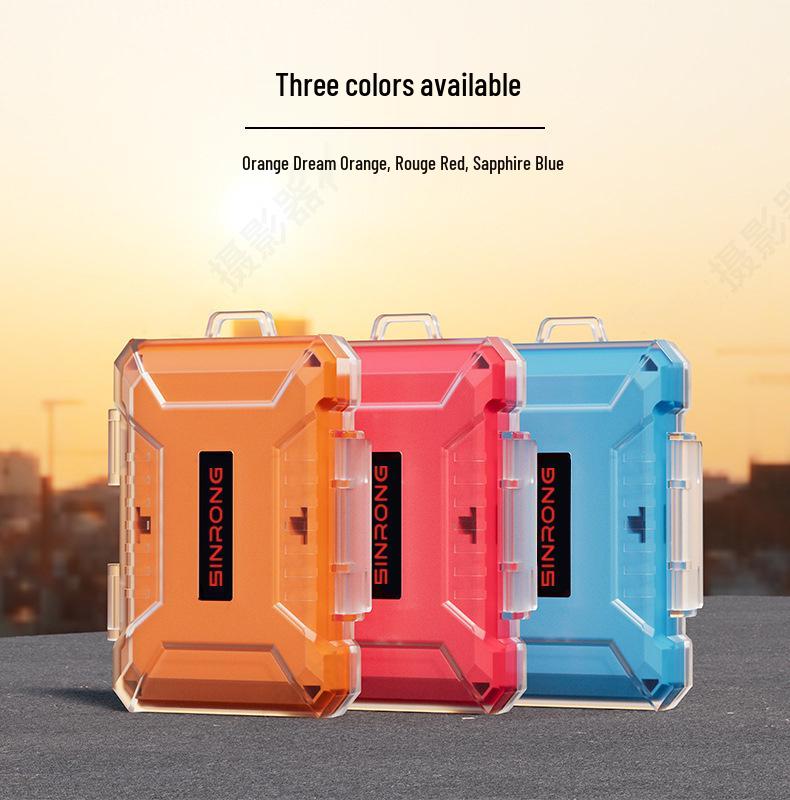 Waterproof Transparent SD Card and USB Drive Storage Box - Dustproof with Multi-functional Camera Memory Slots