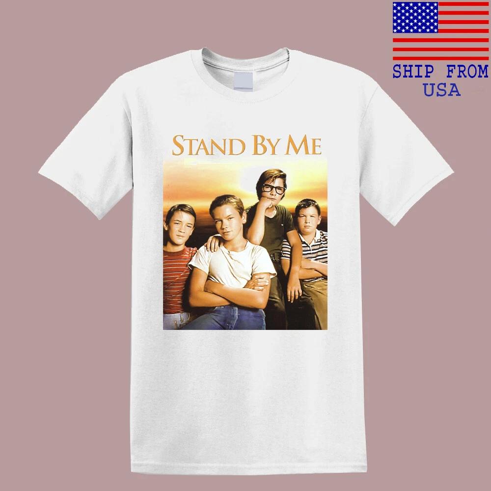 Stand by Me Retro Movie Men s White T-Shirt Tee Top Unisex S