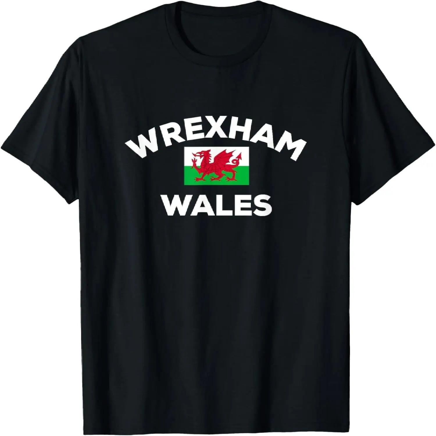Wrexham Wales Welsh Flag City T-Shirt S