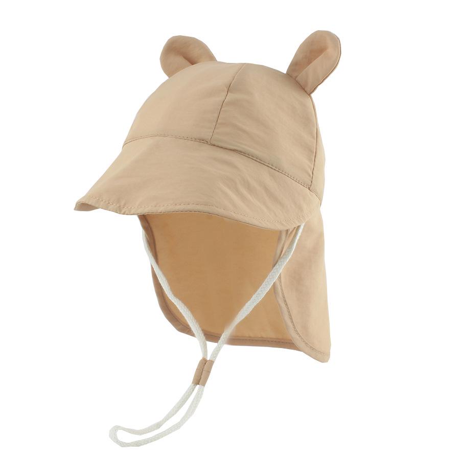 2026 Baby Sun Hat with Cute Bear Ears – Quick Dry Bucket Style for Spring & Summer Beach Days