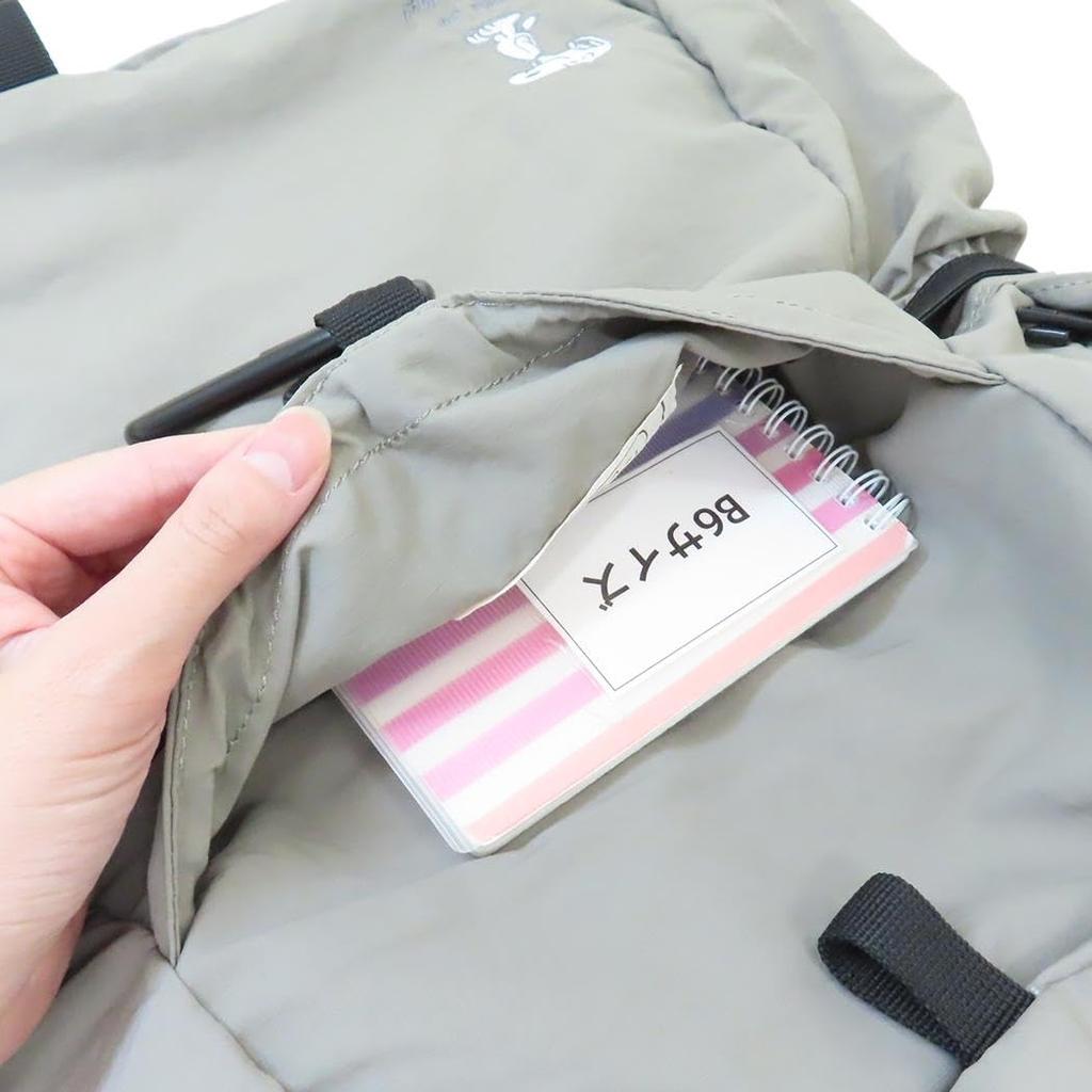 Marimocraft Packable Lightweight Snoopy Vintage Travel Backpack, LGY, W300 x H470 x D200mm