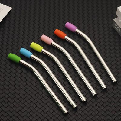 6 Stück Strohspitzenabdeckung Stroh Silikonspitze Strohkappe Schutzhülle Kratzfest Zunge Verbrühungsschutz Saugspitze 6mm 8mm 10mm