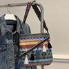 Large Capacity Ethnic Style Crossbody Bags Tassel Bohemian Phone Bag Fringe Shoulder Bag  Outdoor