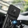 AMORUS Kickstand Case for OnePlus 13R 5G/Ace 5 5G/Ace 5 Pro 5G PC+TPU Phone Cover with Camera Lens Slider