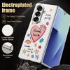 Lovely Macaron Heart Print Case For Samsung Galaxy Z Fold 8 Ultra 7 6 5 Fold8 Fold7 Fold6 Hybrid 3in1 Leather Skin Plating Folding Phone Cover
