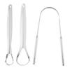 Stainless Steel Titanium Tongue Scraper - Oral Hygiene Tool for Tongue Cleaning