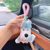 West Highland Terrier Plush Pendant: Stylish Sweater Bag Charm and Car Accessory