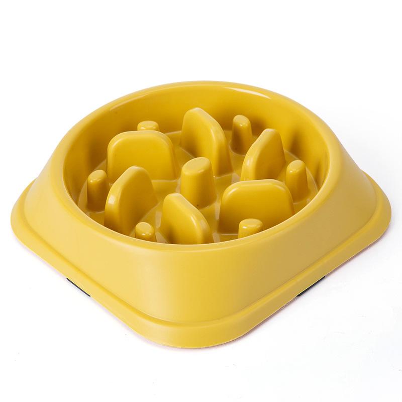 Non-Slip Dog Slow Feeder Bowl Anti-Choking Pet Food Bowl for Dogs Cats Puppy Interactive Feeding Dish