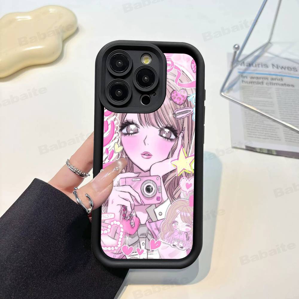 Fashion Gyaru Gyaru Gril Phone Case For IPhone 11 12 13 16 15 17 14 Pro Max Soft Funda Silicone Cover