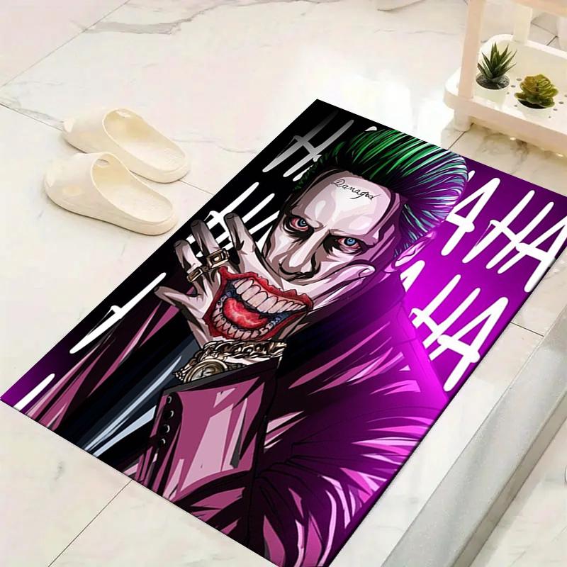 1Pc Joker'S Mania Rug, Office Carpet Indoor Outdoor Doormat, Non-Slip, Comfortable, Living, Christmas Halloween,  Xmas Gift L1472