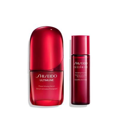 SHISEIDO Ultimune EC Limited Kit New Serum Special Size Lotion Set Texture Green Floral Scent Dryness Shiseido (30mL) + (30mL) Gel/Liquid