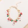 New Christmas bracelet snowflake pendant bracelet Christms Christmas multi-element alloy bracelet