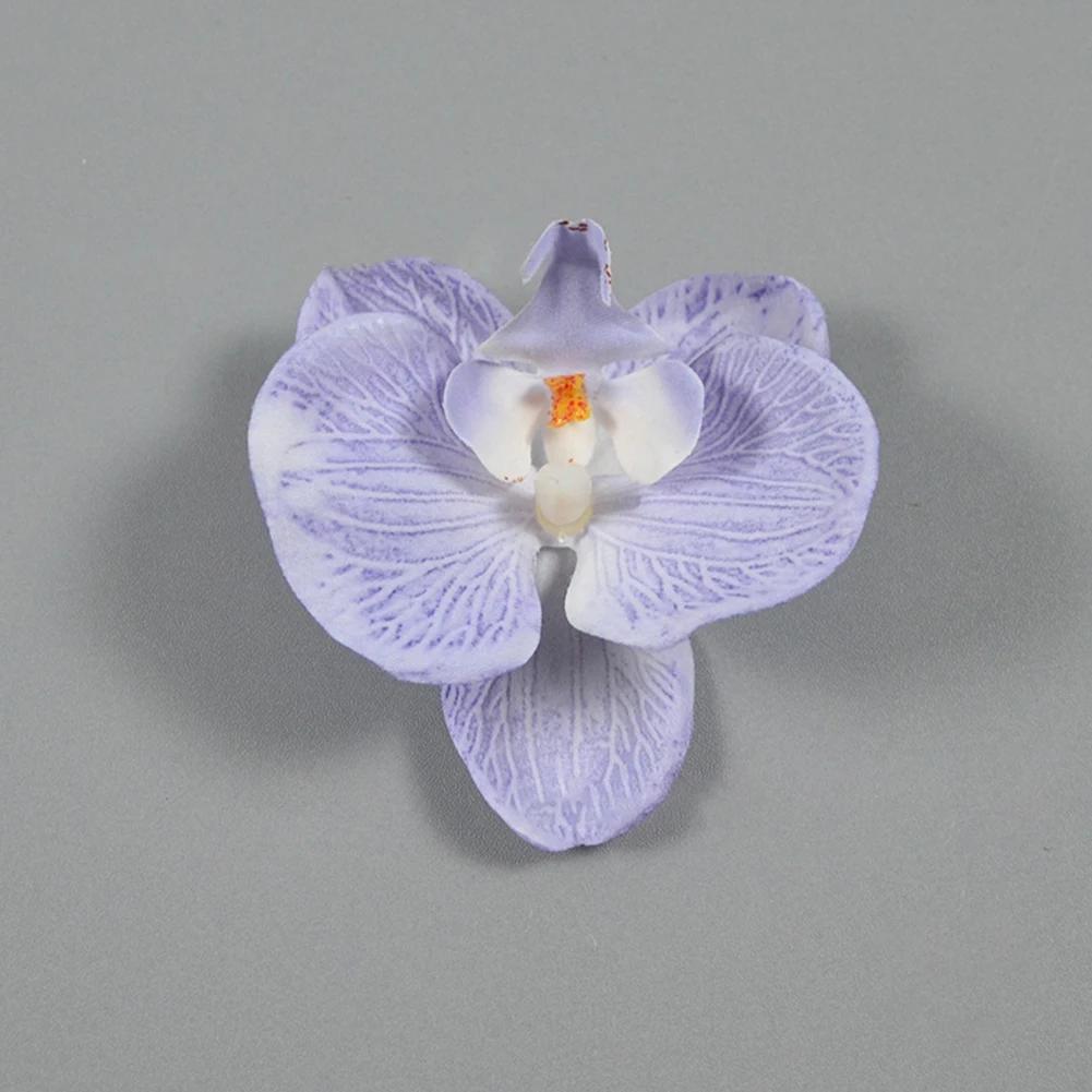 6 Colors Silk Orchid Phalaenopsis Artificial Flower Butterfly Orchids Fake Flower For Home Christmas  Wedding Decoration Flores