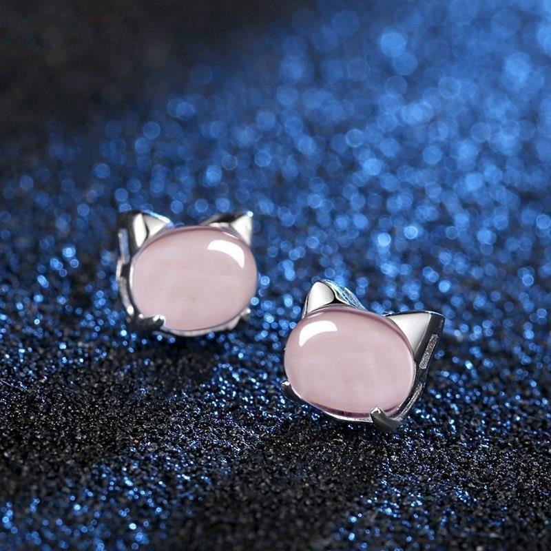 Cute Meow Cat Ears Earrings  Stud Earrings for Women