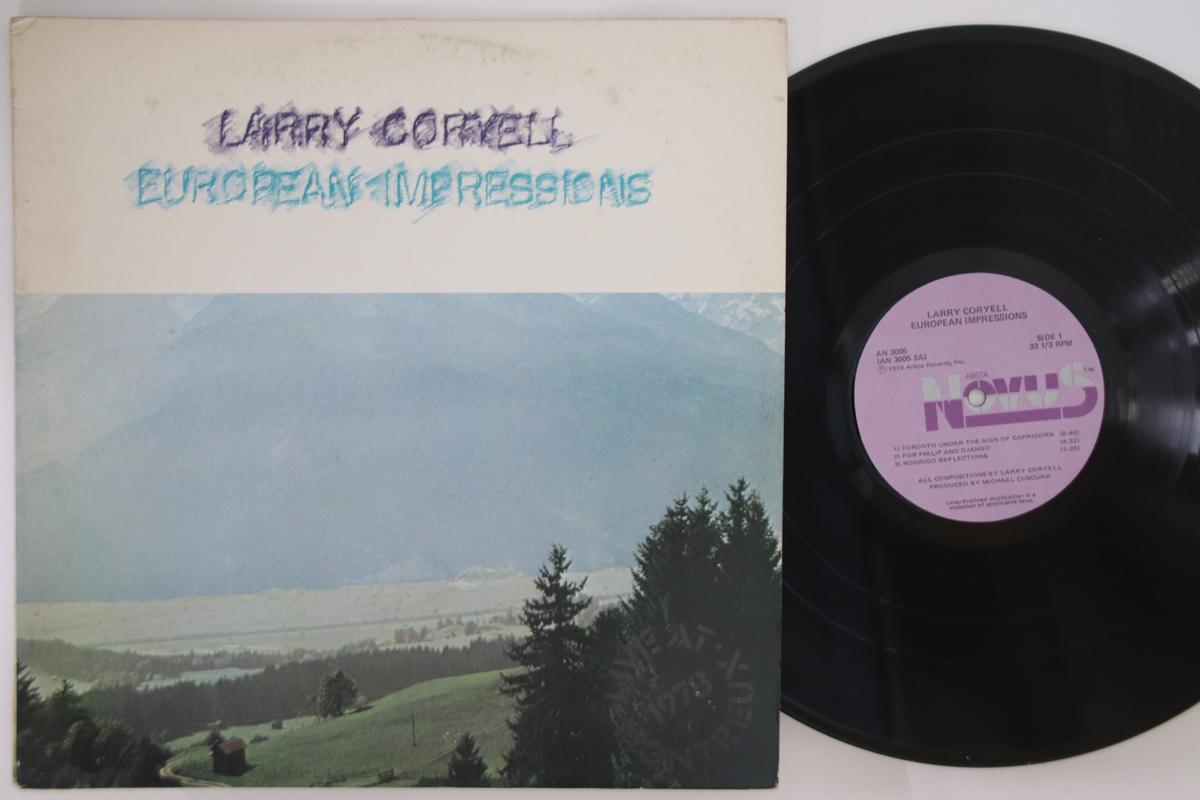 

LP Record LARRY CORYELL - European Impressions AN3005 ARISTA NOVUS 1978 US Jazz Used