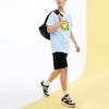 Anta X Smileyworld T Shirt Unisex Cloud Fabric Blue 152328142-3