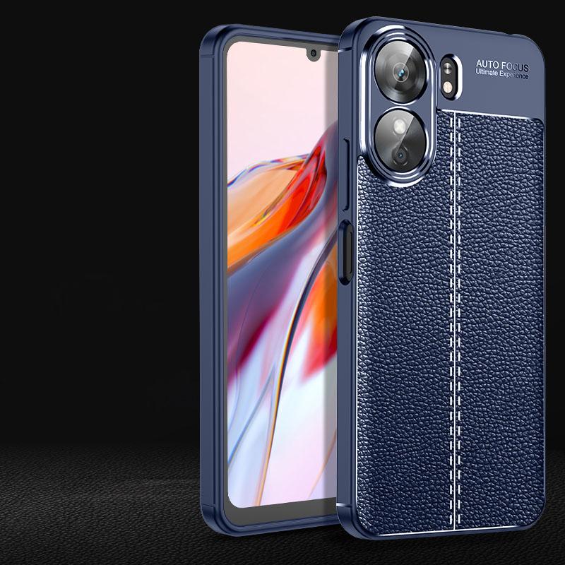 

Для Xiaomi Poco C65 Чехол Крышка Poco C65 Крышка Capas Новый Телефон Бампер Задняя Противоударная ТПУ Мягкая Кожа Для Fundas Poco C65 C 65 For Poco C65 темно-синий