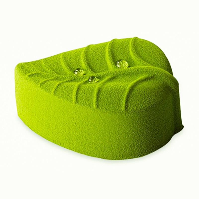 Leaf Shape Silicone Soap Mold 6 Cavities Chocolate Cake Mould Round Handmade Soap Candle Making Molds