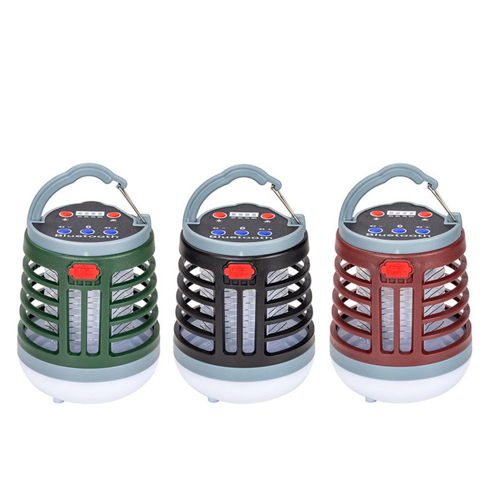 Portable Electric Shock Mosquito  Killer With Bluetooth-compatible Audio Usb Rechargeable Mosquito Light Lamp