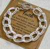 PANJBJ 925 Sterling Silver Metal Bracelet for Women Vintage Handmade Simple Retro Heart Chain Bracelet Birthday Gift Wholesale